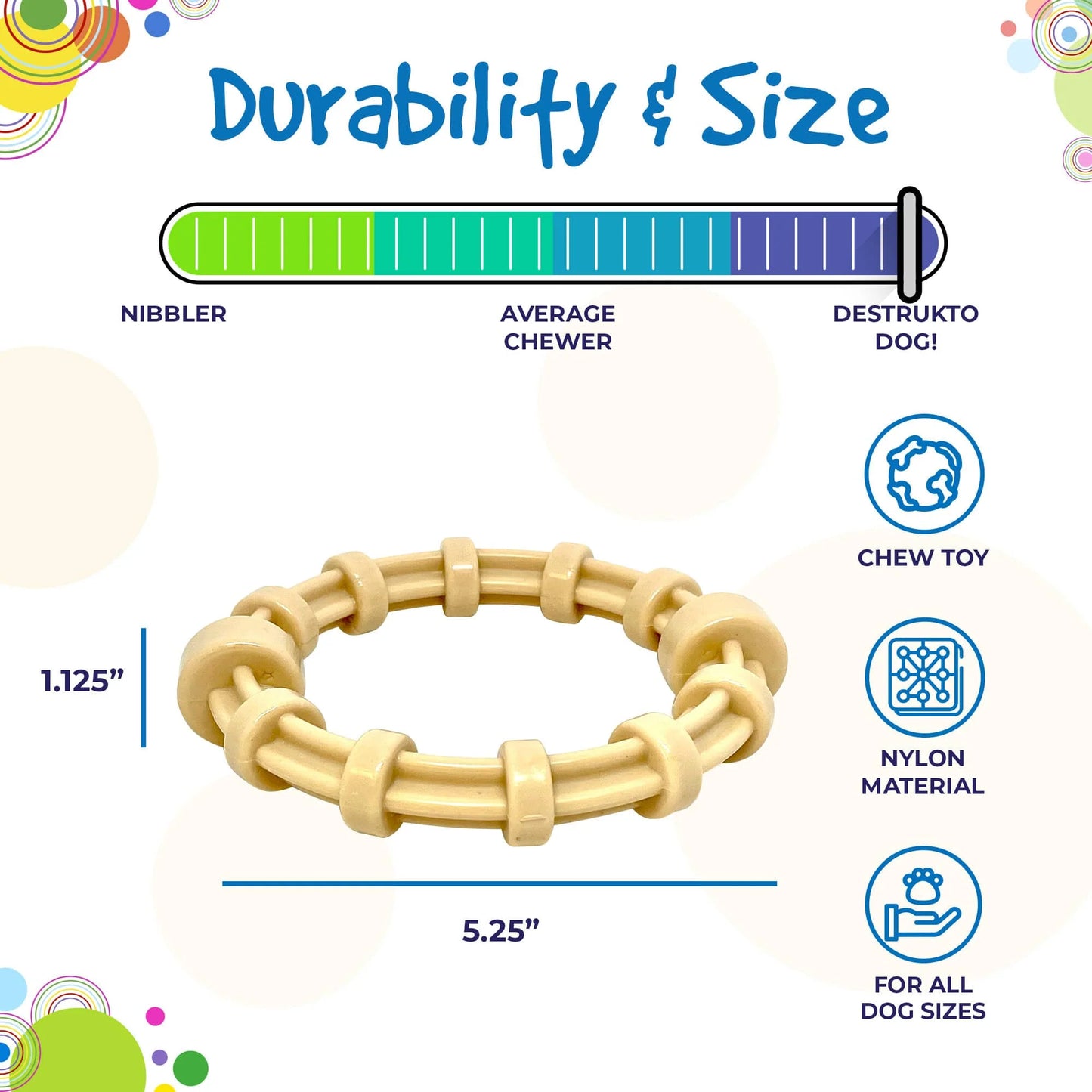 Kauw ring voor puppies