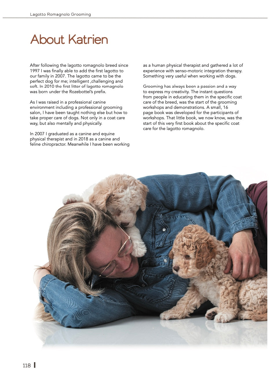 Lagotto grooming boek, in het Engels