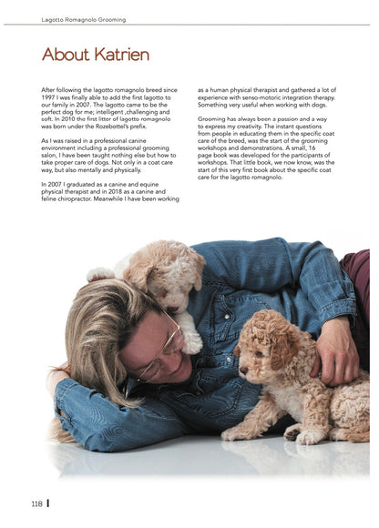 Libro sulla toelettatura Lagotto, in inglese